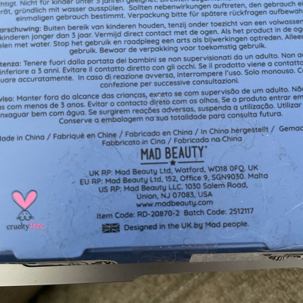 Disney Stitch Cosmetic Sheet Face Mask NWT - Picture 5 of 5